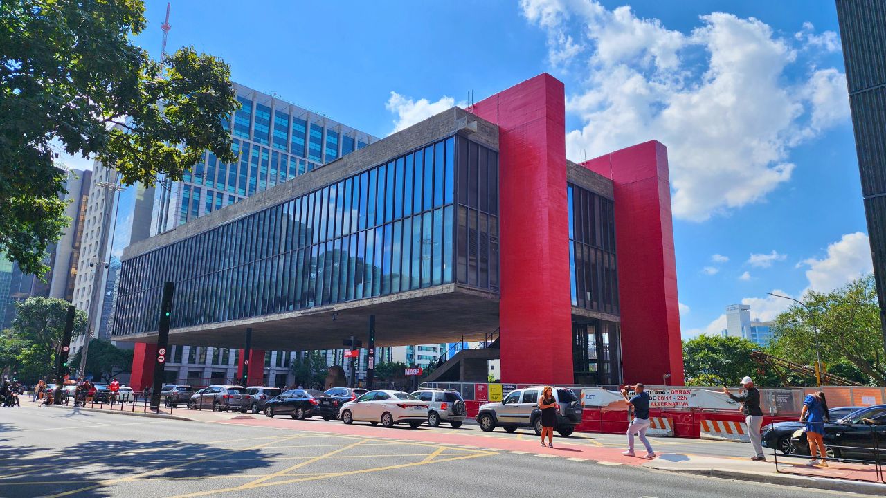 MASP melhor angulo na avenida paulista